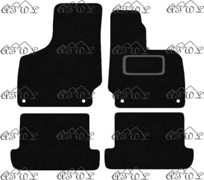 Alfombrillas coche para audi tt 2006 a 2014 alfombrilla negra a medida para todo tipo de clima Foto 1 de 4