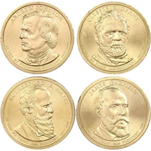 2011 P Presidential Dollar 4 Coin Set BU Uncirculated Mint State $1 Collectible - Picture 1 of 2