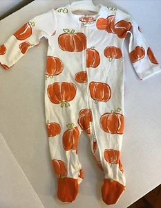Carter’s Bebé Talla 6 Meses Otoño Cosecha Calabaza Dormir N Jugar Pies Conjunto Nuevo sin Etiquetas - Imagen 1 de 12