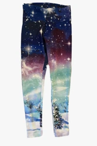 Justice Girl's Size 18 Plus Winter Wonderland Print Full Length Leggings NWT - Picture 1 of 3