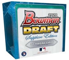 2020 BOWMAN CHROME DRAFT SAPPHIRE HOBBY EXCLUSIVE BOX BRAND NEW SEALED QUANTITY
