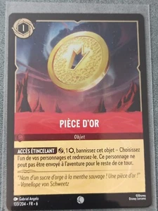Carte LORCANA FR - Chapitre 6 133/204 Pièce d'or - ✨ FOIL ✨ Neuf - Imagen 1 de 2