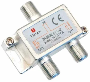 TRIAX - TSS-SAT 2 vías divisor satélite, 5-2400 MHz - Imagen 1 de 1