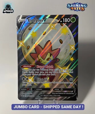 Eldegoss V SWSH084 Black Star Promo Jumbo Card Pokémon TCG: Shining Fates - Image 1 of 2
