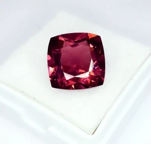Certified Natural Padparadscha Sapphire 10 Ct Loose Gemstone Cushion Cut W9958 - Bild 1 von 13