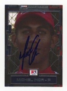 SIGNED BASEBALL CARD AUTO OAKLAND A's MICHAEL YNOA 2008 TRISTAR #112 ROOKIE RC