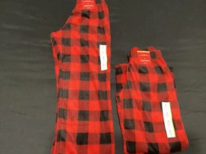 (2) (Gr. Kinder SM 6/7) Wondershop Kinder Pyjamahose (rot kariert) - Bild 1 von 4