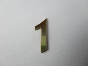 Zifferblatt Zahlen 1,2,3,6,9 für Grossuhren Gold ca. 15mm hoch Wanduhren Uhren - Bild 1 von 10