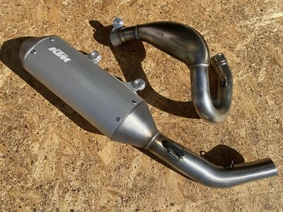 New KTM 19-22 450 SXF Gas Gas MC OEM Complete Exhaust Header Muffler - Image 1 of 4