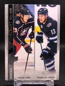 Patrik Laine Pierre Luc Dubois 2020-21 Upper Deck Extended Series Checklist 699 - Picture 1 of 3