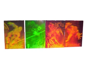 1994 FLEER AMAZING SPIDER-MAN INSERT 4 CARD HOLOGRAM SET VENOM MARK BAGLEY ART - Picture 1 of 10
