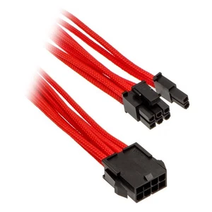 10x PHANTEKS 6+2-Pin PCIe Verlängerung 50cm - sleeved rot - Bild 1 von 2