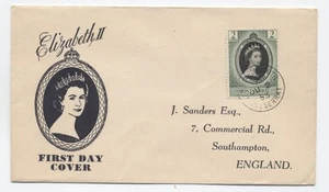 1953 Montserrat Elizabeth II cacheted coronation FDC [G.1034] - Picture 1 of 3