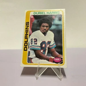 🏈 1978 Topps Duriel Harris 46 Dolphins * Tarjeta de fútbol * Nítida - Imagen 1 de 3
