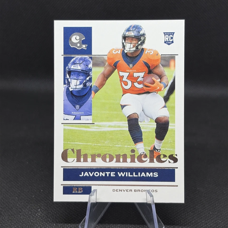 2021 Panini Chronicles #31 Javonte Williams RC Rookie Card Denver Broncos - Image 1 of 1