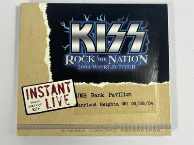 KISS Rock the Nation Live CD 2004 Tour Maryland Heights, MO 06/28/04 2 Disc Set - Image 1 of 4