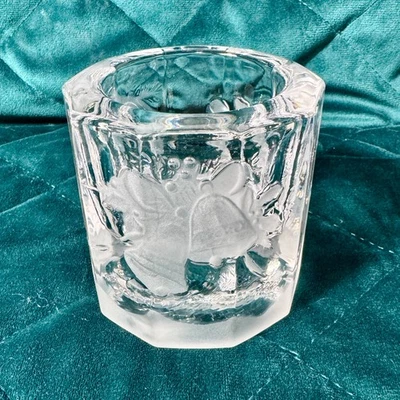 Травленая рождественская елка Studio Nova зимний канун стеклянный подсвечник праздничный - Изображение 1 из 4