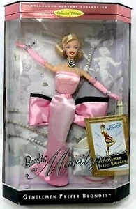 Barbie Hollywood Legends Collection Marilyn Monroe in Gentlemen Prefer Blondes - Afbeelding 1 van 6