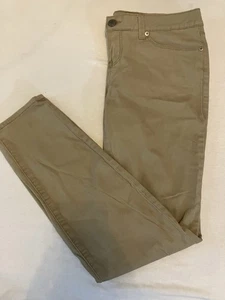 Size 11 Child’s Girls Navy Brown Outdoor Stretch Pants with Pockets - Picture 1 of 8