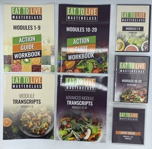 Eat To Live Masterclass Modules 1-20 Joel Fuhrman Weight Loss USB, CDs, Books - Picture 1 of 16