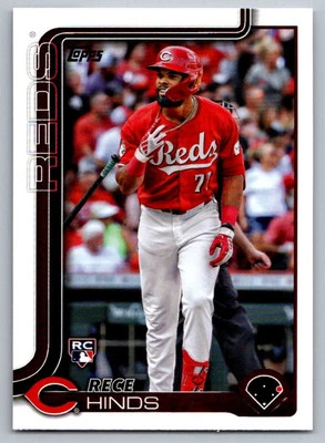 2025 Topps rece Hinds Rookie Cincinnati Reds #217 - Image 1 of 2