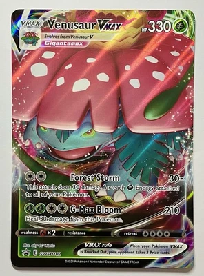 Venusaur VMAX SWSH102  (LP) •JUMBO CARD• Sword & Shield: Black Star Promo 2021 - Image 1 of 4