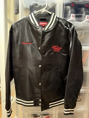 Chaqueta Club Satén Supreme X Rap-A-Lot Records Hip Hop SS17 Foto 1 de 3