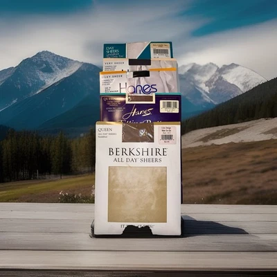 Lote de 5 pares de medias pantimedias de varias marcas tallas más grandes/altas NUEVAS-Ver fotos Foto 1 de 4