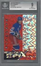 WAYNE GRETZKY 1997-98 PINNACLE HOCKEY EPIX MOMENT ORANGE #E1 MINT BGS 9