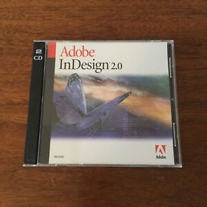 Adobe InDesign 2.0 Full Retail Version Software Windows PC w/ Serial