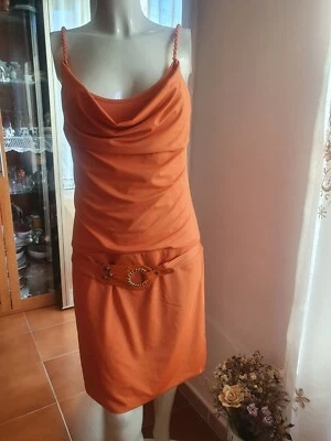 Abito Midi Arancione  Taglia M-L Da Donna Brand Motivi - Immagine 1 di 4