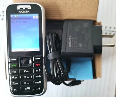 Nokia 6233 Cell Phone Black (Unlocked) Bassic Classic 3G Mobile Phone - Image 1 of 4