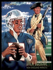 1995 Fleer Pro-Visions Drew Bledsoe New England Patriots #4