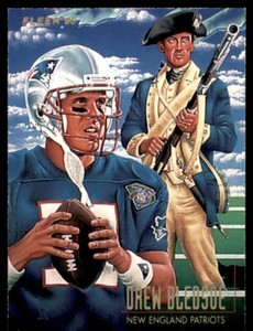 1995 Fleer Pro-Visions Drew Bledsoe New England Patriots #4