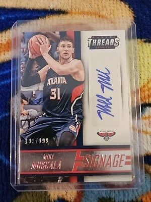 2014-15 Panini Threads - Signage #14 Mike Muscala /199 (AU) - Image 1 of 2