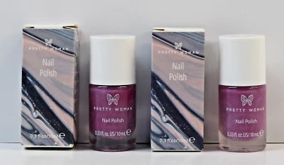 批量 2 件 Pretty Woman 指甲油 EX'S AND OH'S (0.3 液量盎司/10 毫升每件) — 第 1/3 张图片