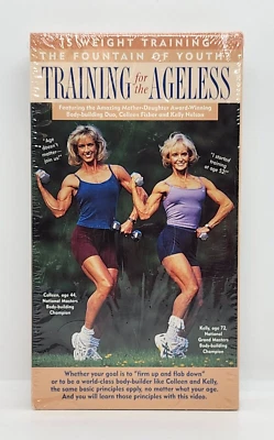 TRAINING FOR THE AGELESS /  VHS  (1999) SEALED ~ COLLEEN FISHER & KELLY NELSON - Image 1 of 4