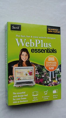 BRAND NEW SEALED Serif WebPlus Essentials Web Design Tool - 13564 - Image 1 of 2