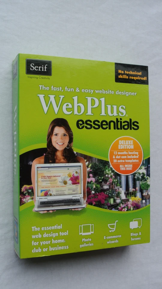 BRAND NEW SEALED Serif WebPlus Essentials Web Design Tool - 13564 - Image 1 of 2