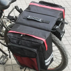 Borsa Portapacchi Posteriore Bici 30L Impermeabile MTB Doppia Borsa Zaino Bic... - Foto 1 di 5