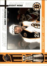 2003-04 Pacific Quest for the Cup Boston Bruins Hockey Card #7 Mike Knuble