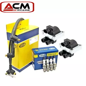 KIT ACCENSIONE BOBINE CANDELE CAVI FIAT PUNTO PANDA 500 1.1 1.2 LANCIA Y BENZINA - Imagen 1 de 5