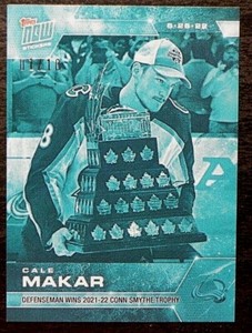 2021-22 21/22 TOPPS NOW NHL Stickers ICE #542 Cale Makar Colorado Avalanche / 10