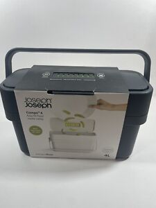 Joseph Joseph Compo 4 Easy-Fill Compost Bin Food Waste Caddy with Adjustable Air