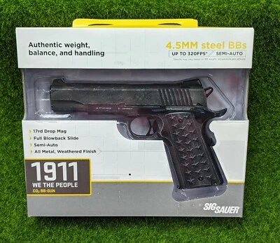 Sig Sauer 'We The People' 1911 CO2 BB Gun Air Pistol 4.5mm BB - AIR-1911WTP-BB - Image 1 of 4