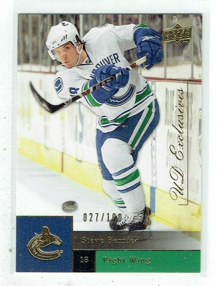 09-10 UD Upper Deck Series One  Steve Bernier  /100  Exclusives - Image 1 of 1
