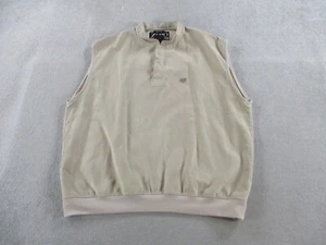 Zero Restriction Jacket Adult Extra Large Tan Vest Golf Microsuede Pullover - Picture 1 of 11