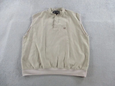 Zero Restriction Jacket Adult Extra Large Tan Vest Golf Microsuede Pullover - Image 1 of 4