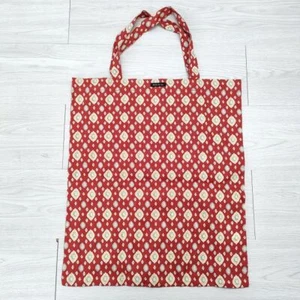 R&D.M.Co- All-over pattern linen motif print Tote Bag Red 4-1012G◎ - Picture 1 of 5