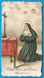 S. Rita da Cascia Preghiera santino holy card image pieuse heilige karte MA1311 - Picture 1 of 2